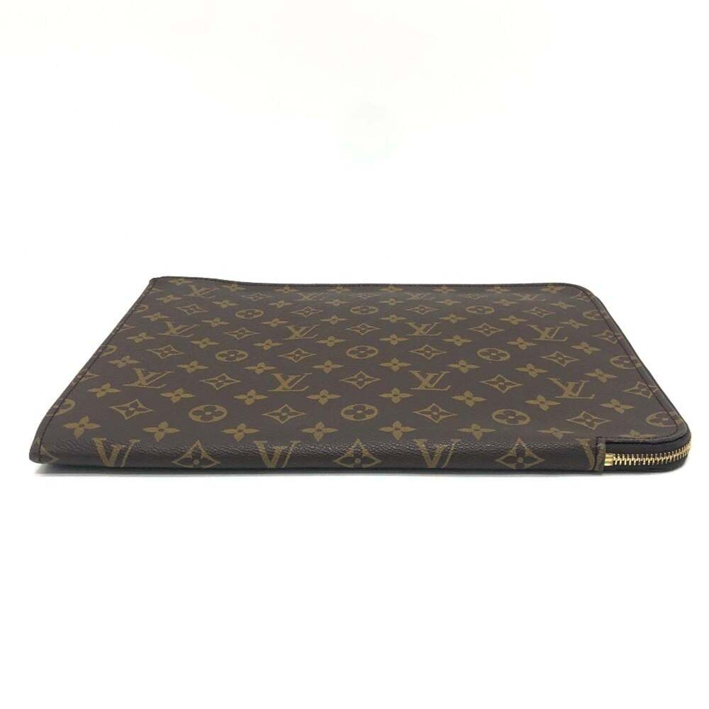LOUIS VUITTON Authentic Brown Clutch Bag - Picture 3 of 9